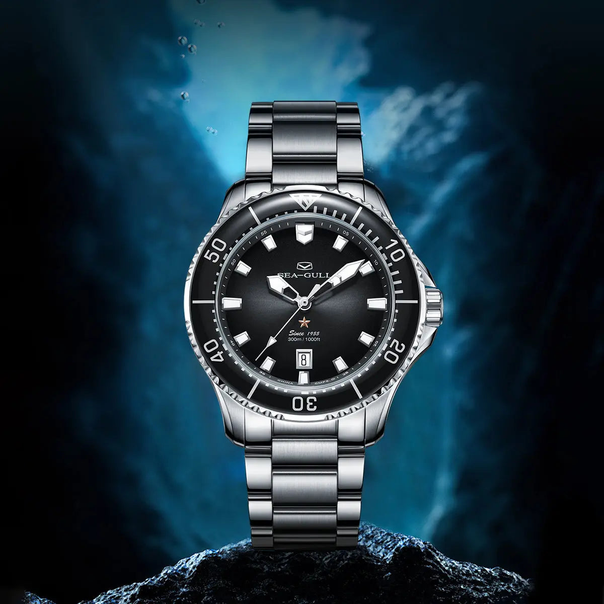 Ocean Series PRO | 300M Waterproof | Dive | Luminous | Calendar | 41mm Sea-Gull
