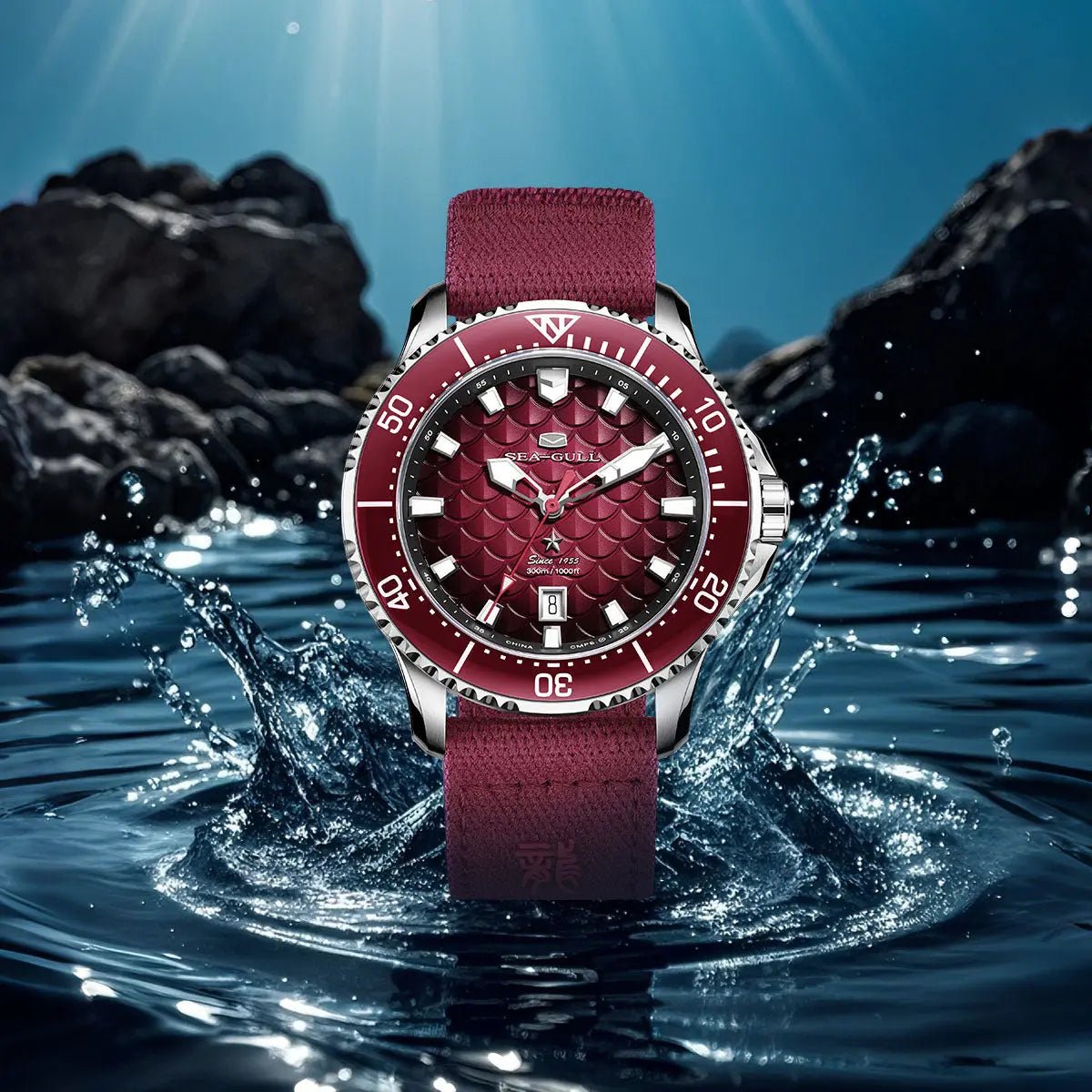 Ocean Series | Dragon Kings of the Four Seas | Dive | Dual Strap | 44mm - Sea-Gull Watch Official Store