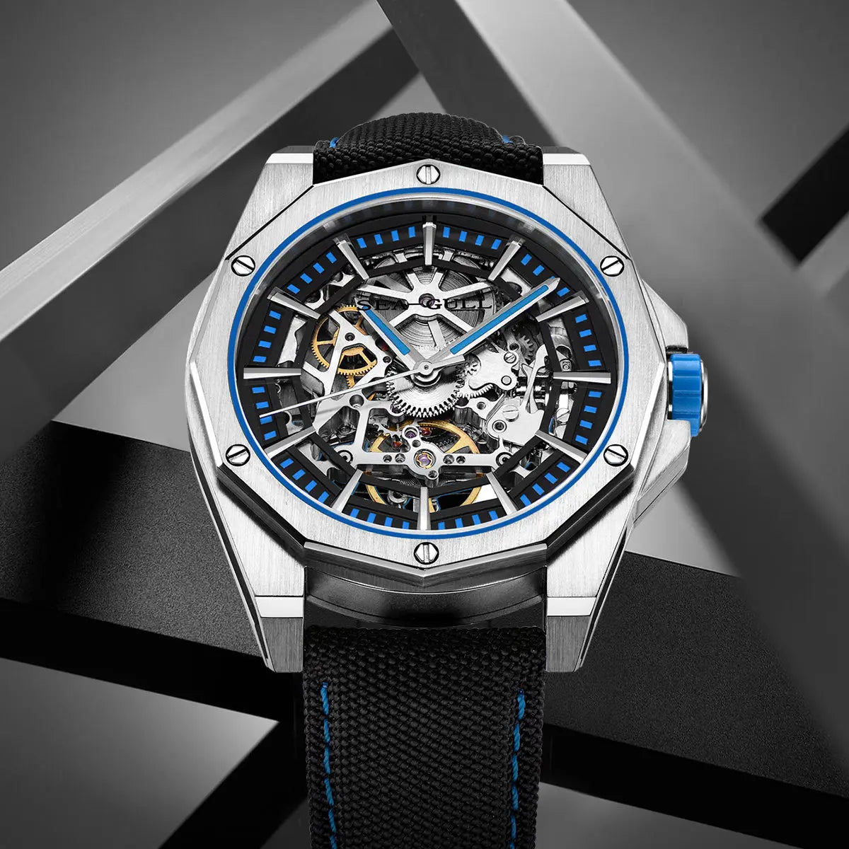 Straßenoberhaupt-Serie | Voller Skelett | Leuchtend | 43mm