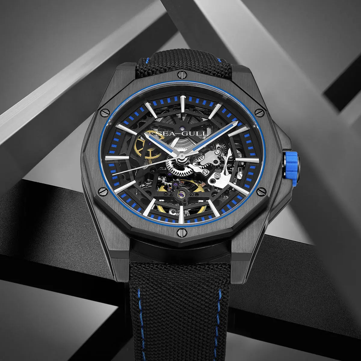 Straßenoberhaupt-Serie | Voller Skelett | Leuchtend | 43mm