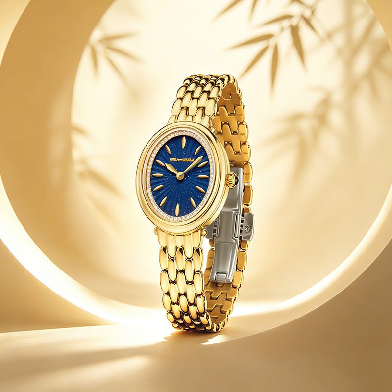 18K Gold Zircon-set | Automatic | Women's Watch | 25mm - Sea-Gull Watch Official Store