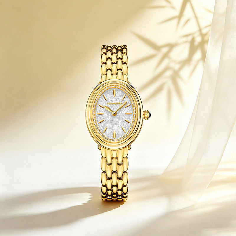 18K Gold Zircon-set | Automatic | Women's Watch | 25mm