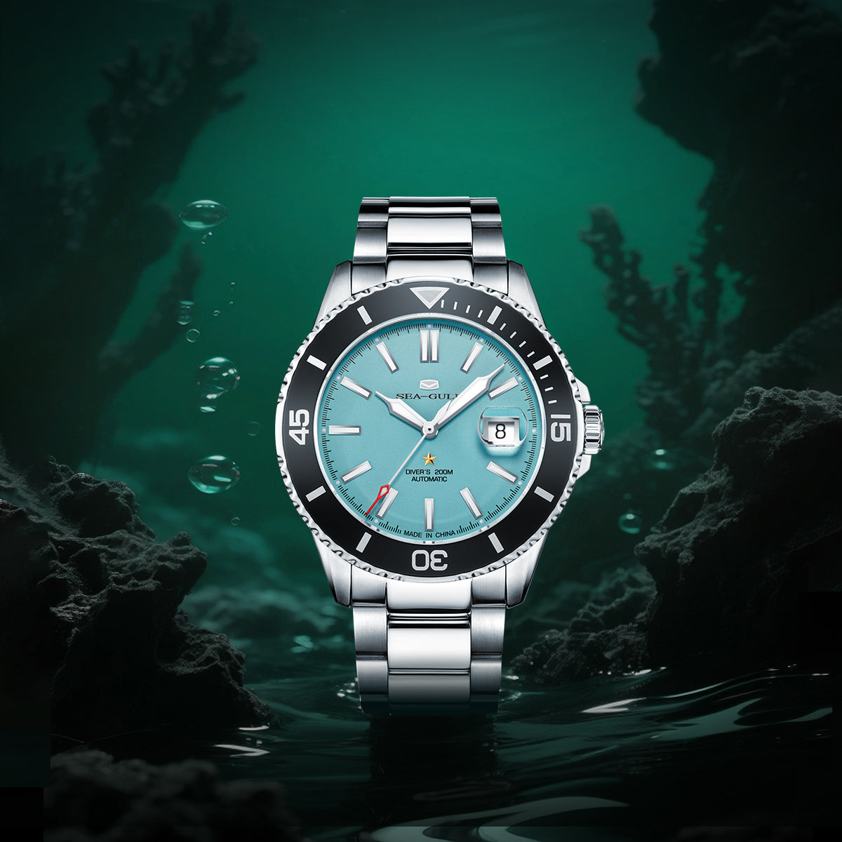 Ocean Series | Calendar | Luminous | 200m Waterproof | 44mm Sea-Gull