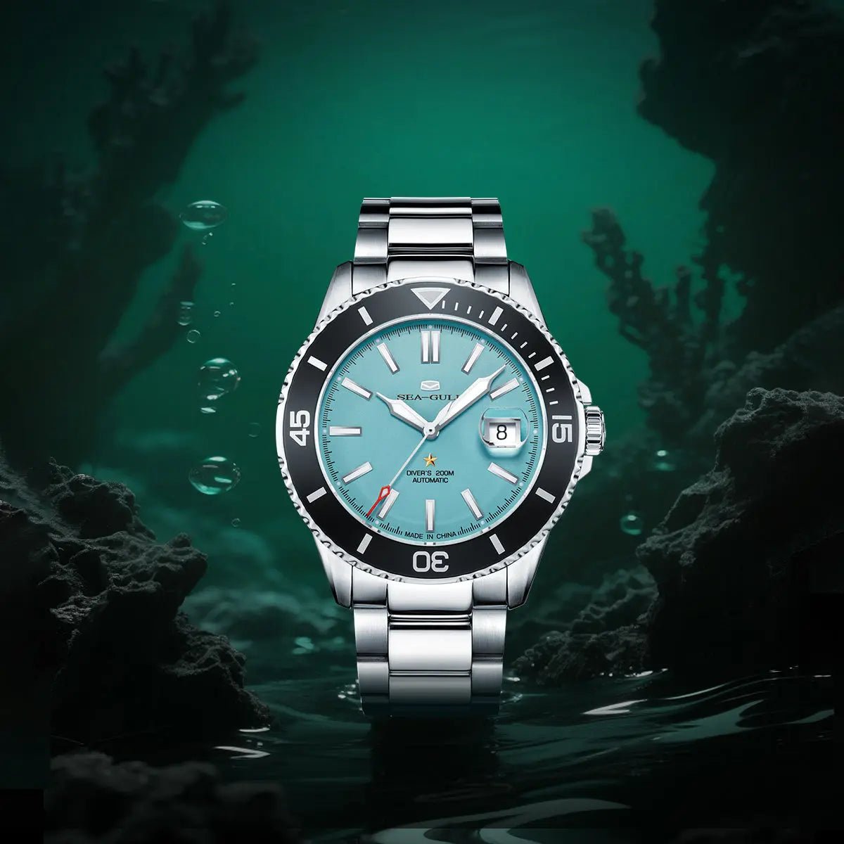 Serie Ocean | Calendario | Luminoso | Impermeabile 200m | 44mm Sea-Gull