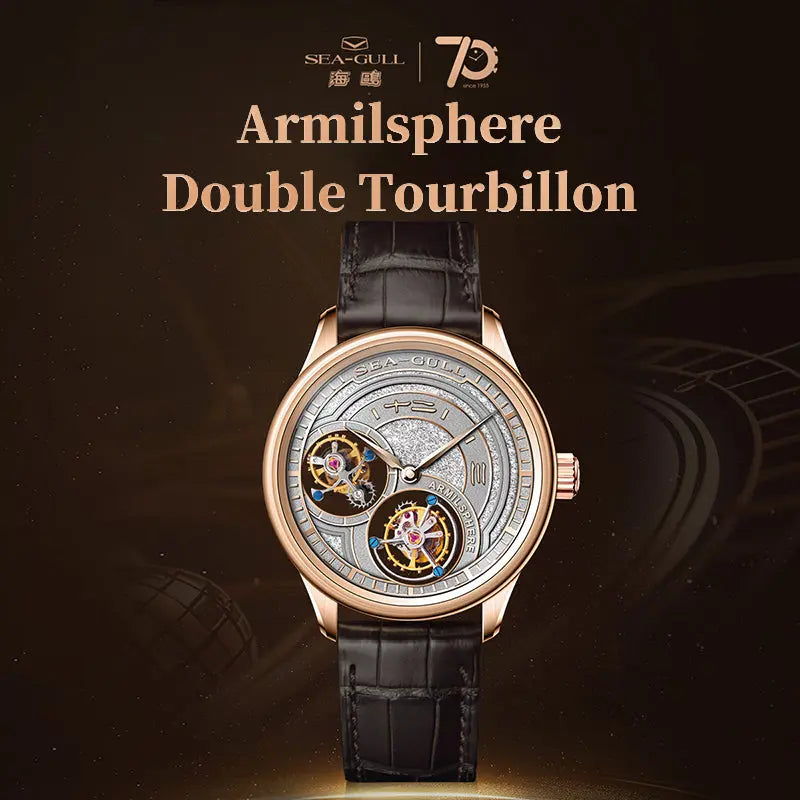 Double Tourbillon | Armillary | Vintage | 43mm Sea-Gull