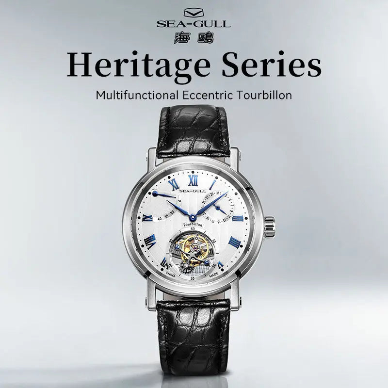 Tourbillon | Heritage Series | Calendar | Energy Indicator | 40mm Sea-Gull
