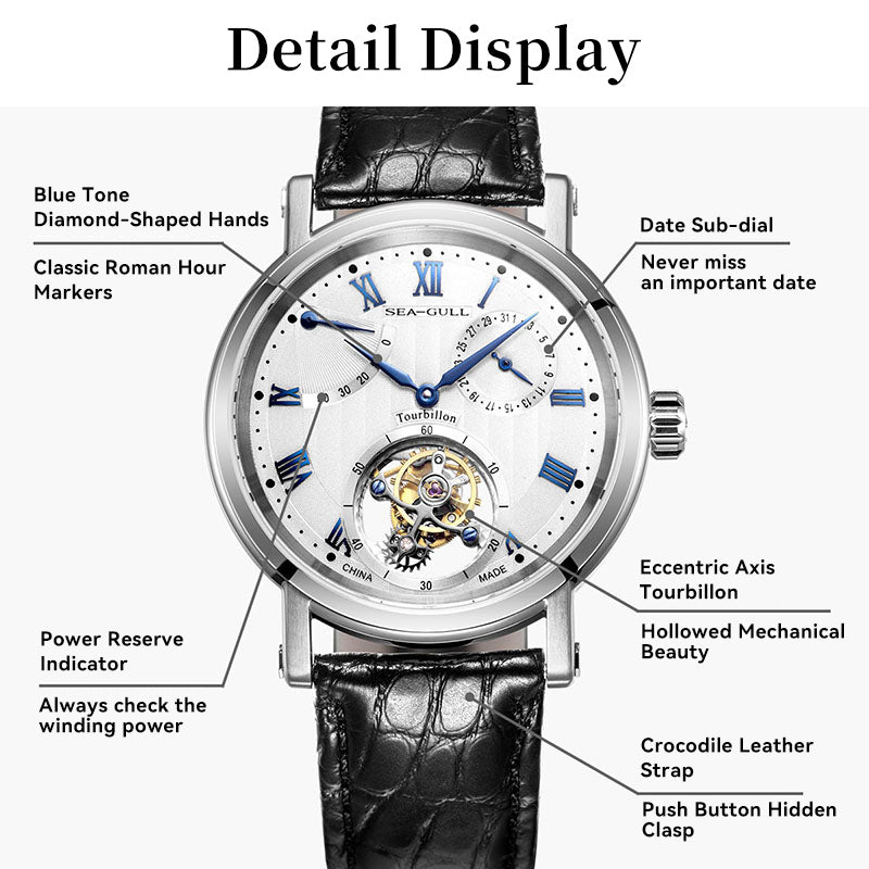 Tourbillon | Serie Heritage | Calendario | Indicador de Energía | 40mm