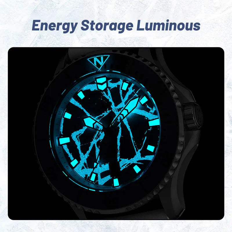 Ocean Series Pro | Ice Wing | Titanium | 300m Waterproof | 43mm Sea-Gull