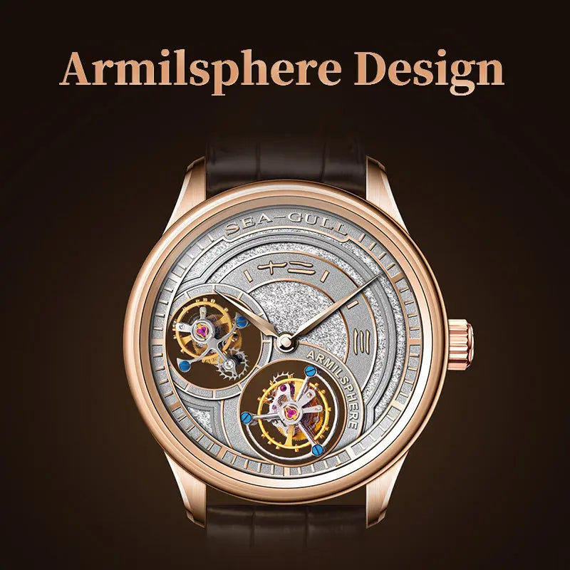 Double Tourbillon | Armillary | Vintage | 43mm Sea-Gull