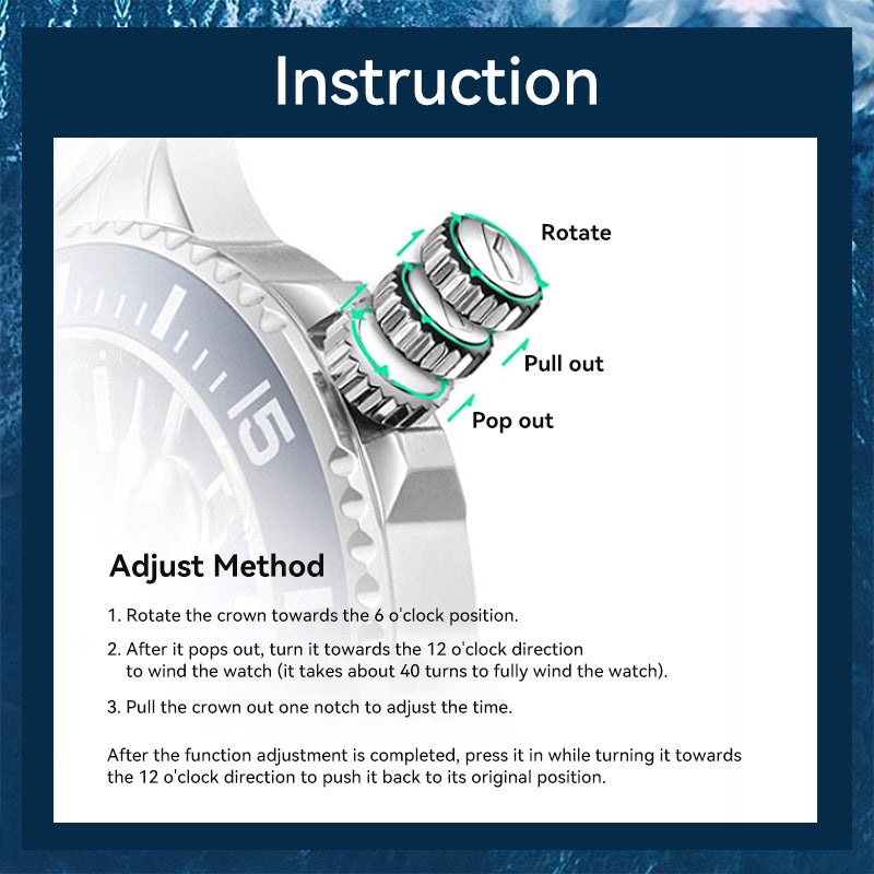 Ocean Series | 200M Waterproof | Dive Watch | 44mm Sea-Gull
