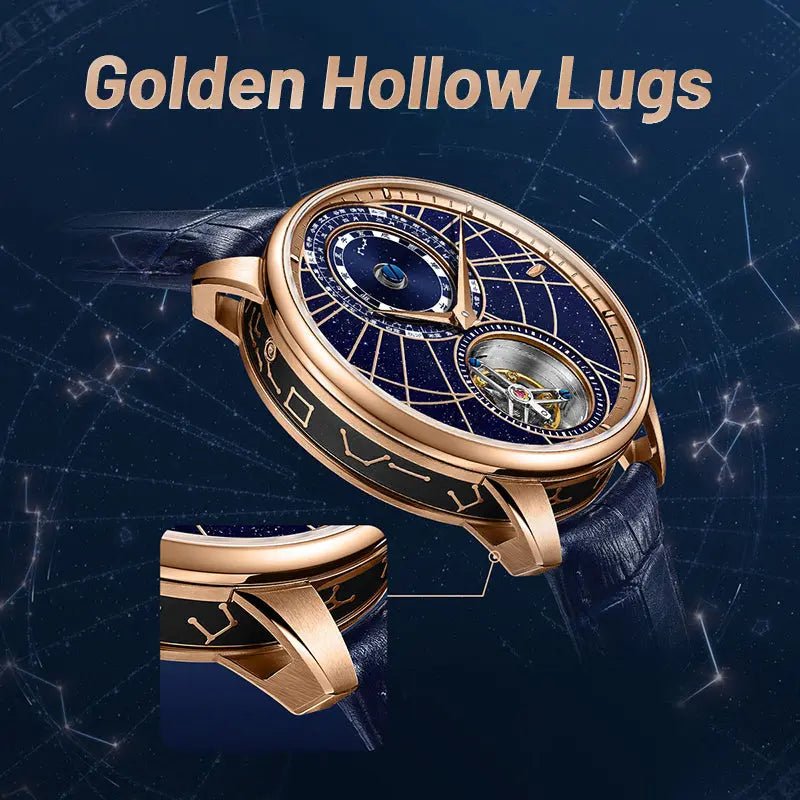 Tourbillon | Starry Sky Dial | Chinese Astronomical Calendar | 43mm - Sea-Gull Watch Official Store