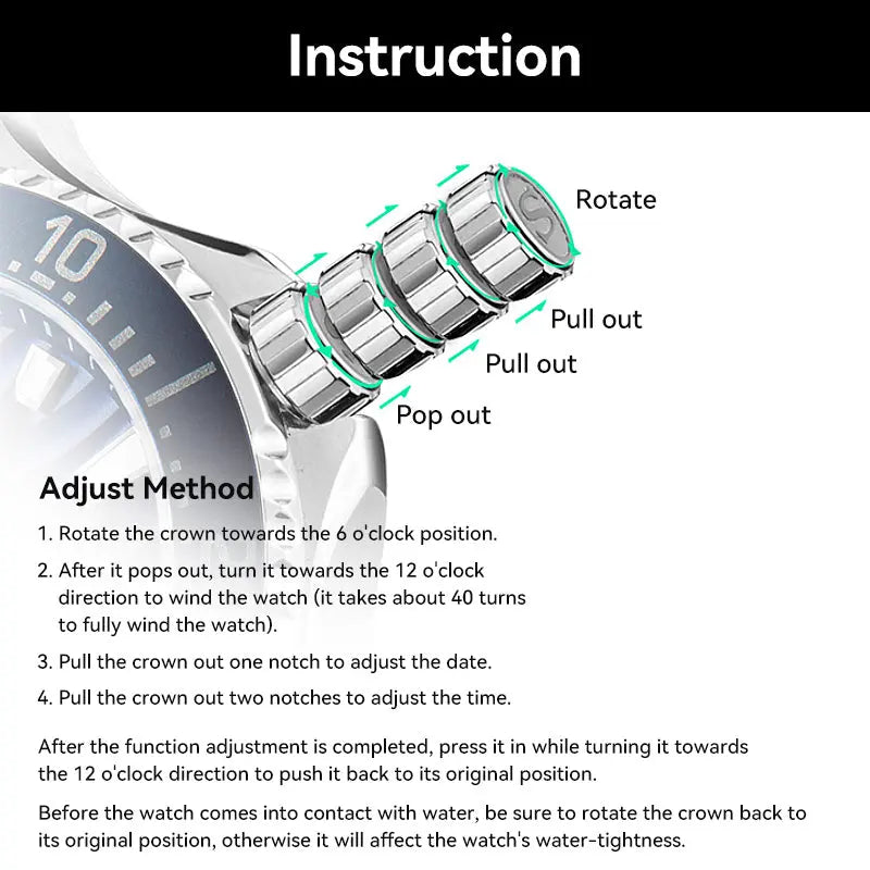Ocean Series | 300M Waterproof | Dive | Luminous | Calendar | 41mm Sea-Gull