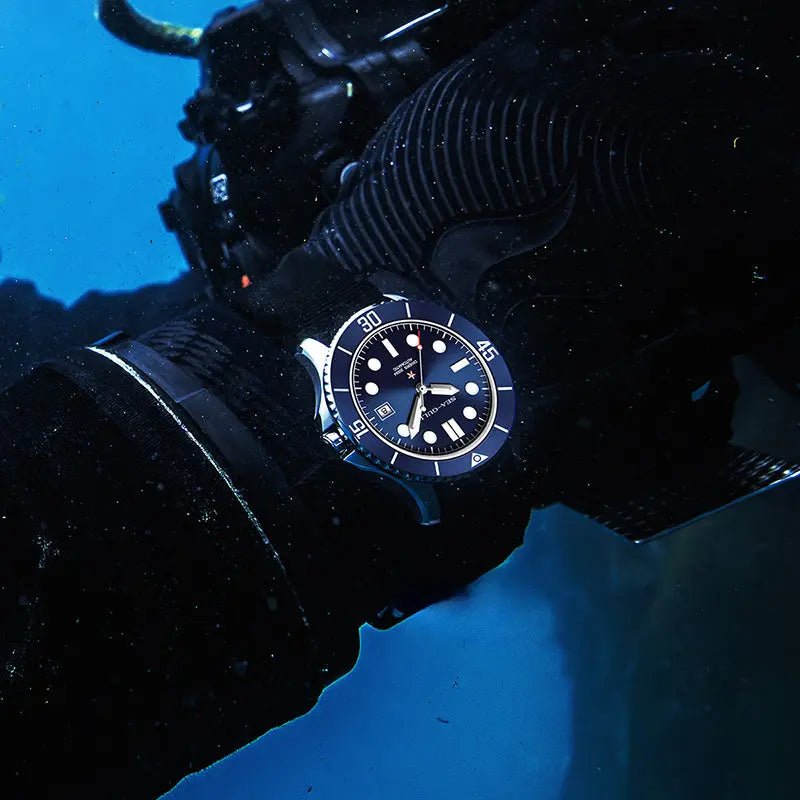 Ocean Series | Entry-level Dive Watch | 200m Waterproof | Calendar | Luminous | 40mm - Sea-Gull Watch Official Store