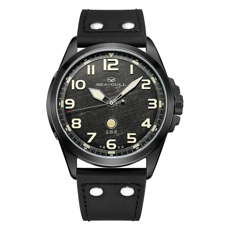 Vintage | Military Watch | Luminous | 100m Waterproof | Pilot | 43mm Sea-Gull