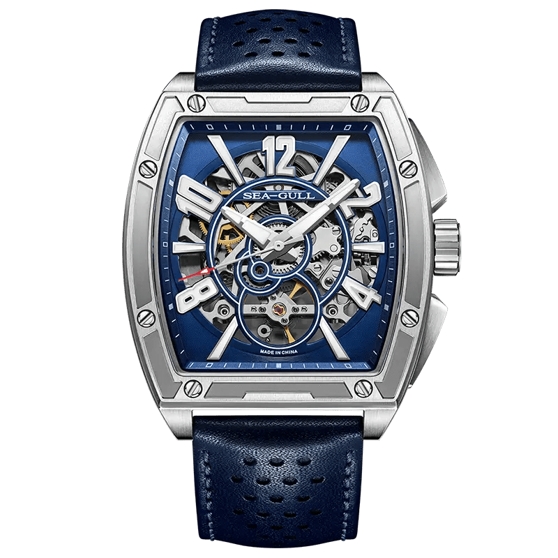 Serie Street Overlord | Cassa tonneau | Scheletro completo | 42 mm Sea-Gull