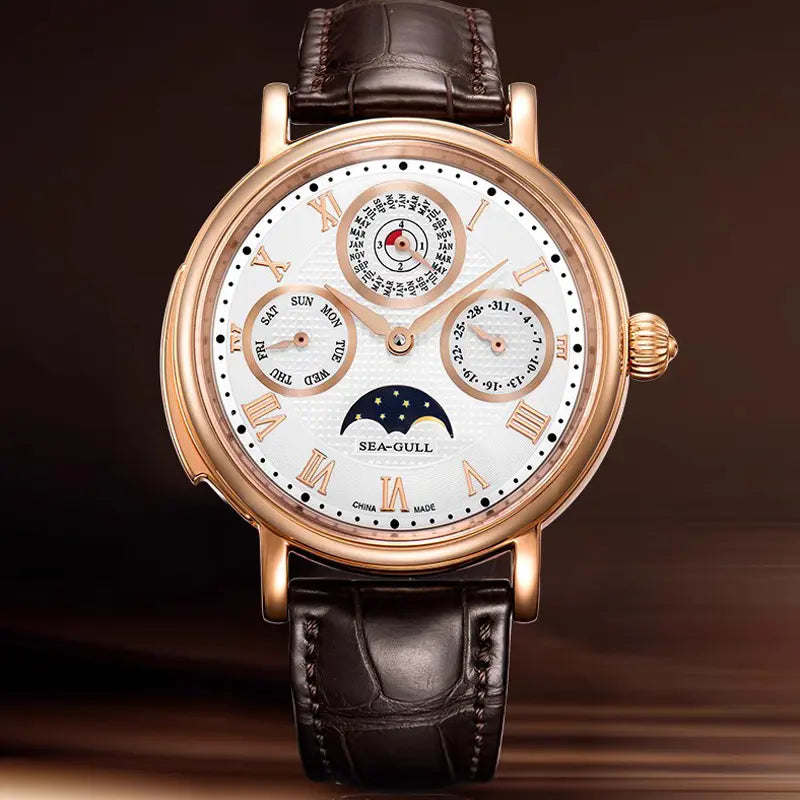 Tourbillon | Moon Phase | Perpetual Calendar | Minute Repeater | 46mm Sea-Gull