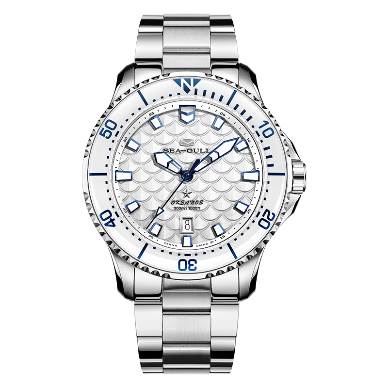 Ozean-Serie | Drachenkönige der Vier Meere | Tauchen | Doppelte Riemen | 44mm