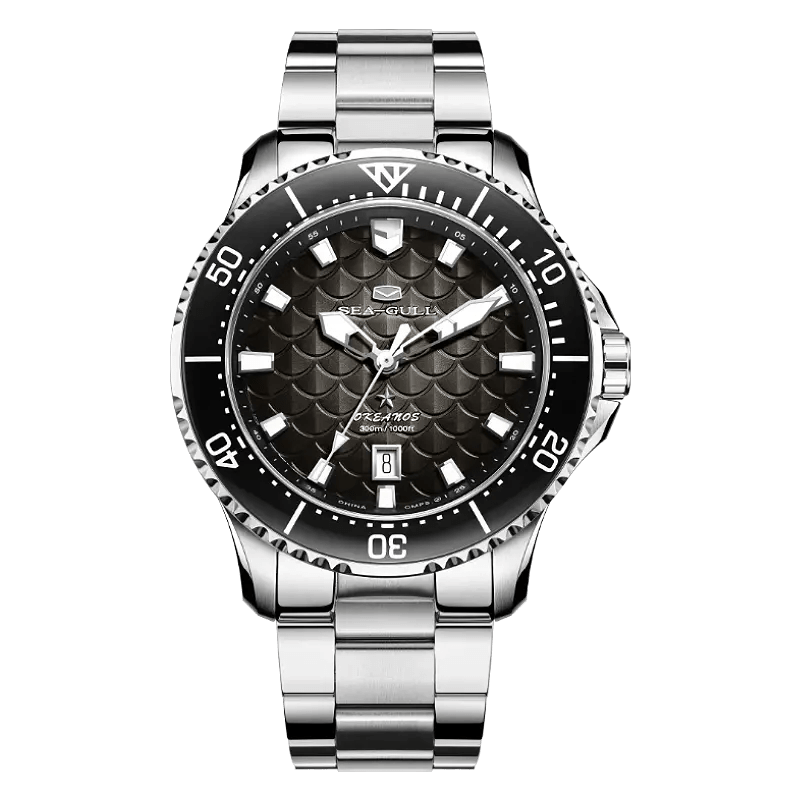 Ocean Series | Dragon Kings of the Four Seas | Dive | Dual Strap | 44mm - Sea-Gull Watch Official Store