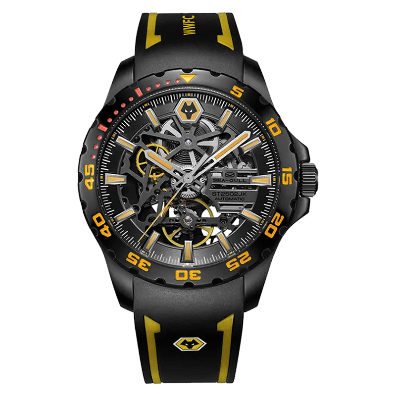 Wolves Club Collaboration | Skeleton Automatic | Luminous | 44mm - Sea-Gull Watch Official Store