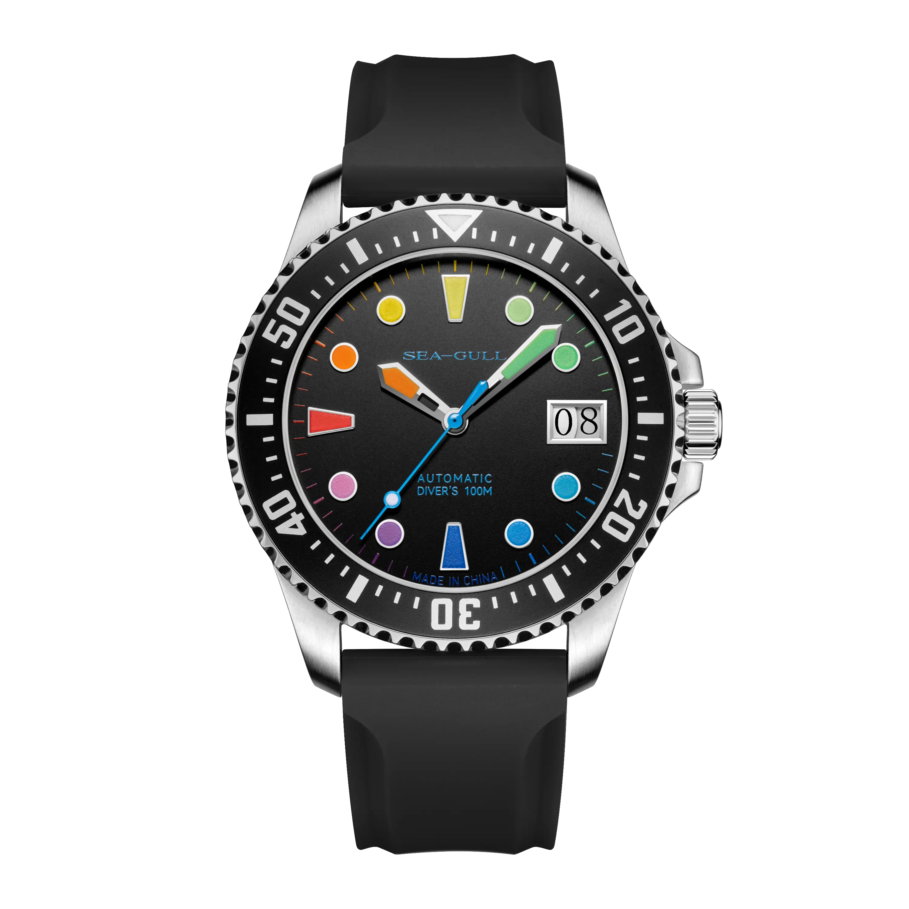 Ocean Series | 100m Waterproof | Colorful Markers | 44mm Sea-Gull