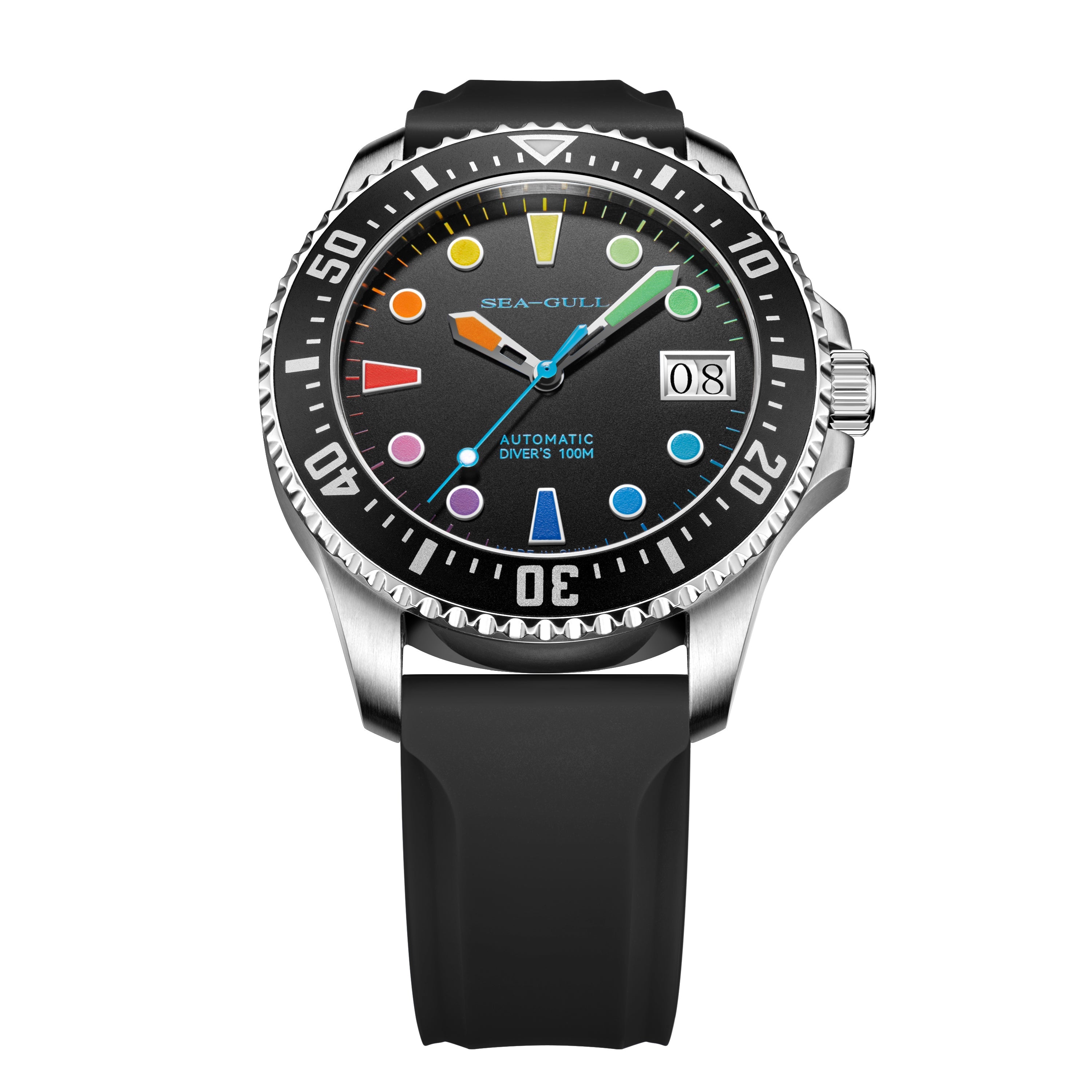 Ocean Series | 100m Waterproof | Colorful Markers | 44mm Sea-Gull