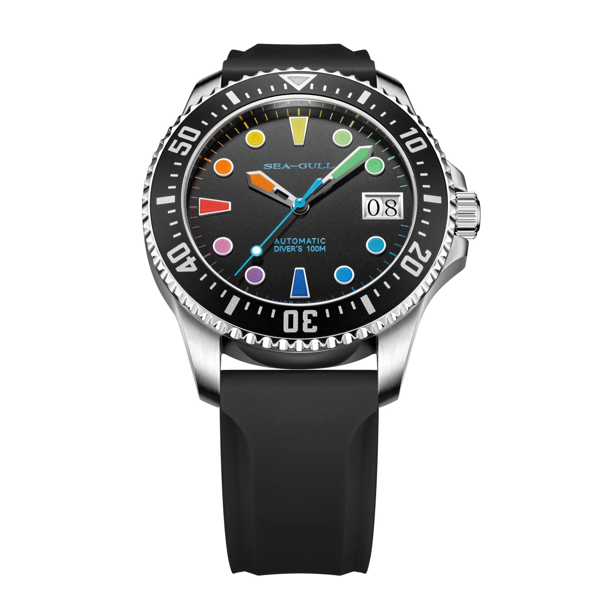 Ocean Series | 100m Waterproof | Colorful Markers | 44mm - Sea-Gull Watch Official Store
