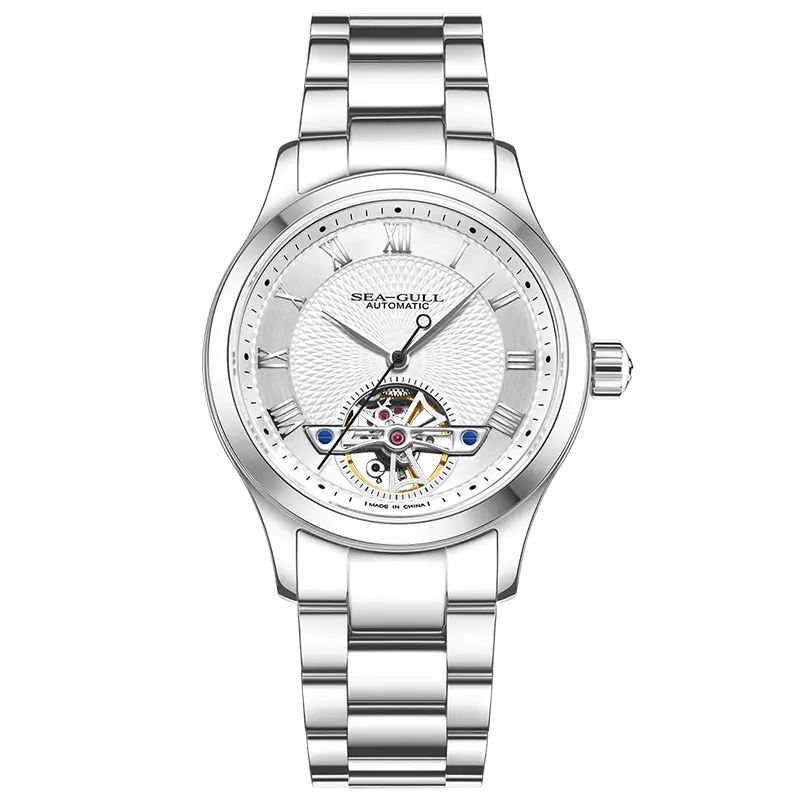 Volante | Esfera guilloché | Números romanos | Reloj Sea-Gull de 39 mm | Tienda oficial