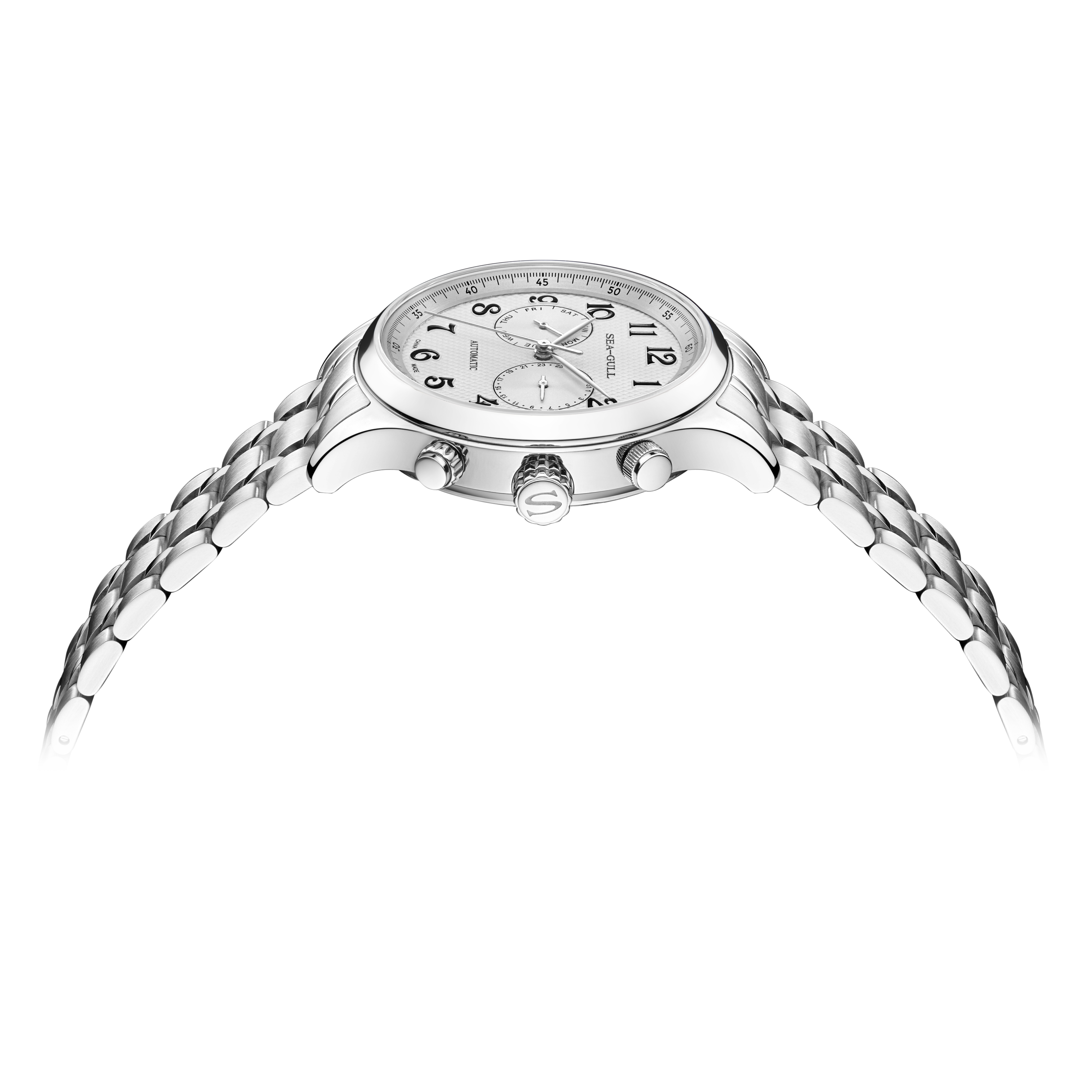 Geschäft | Vollständiger Kalender | Unterziffernblatt | 41mm