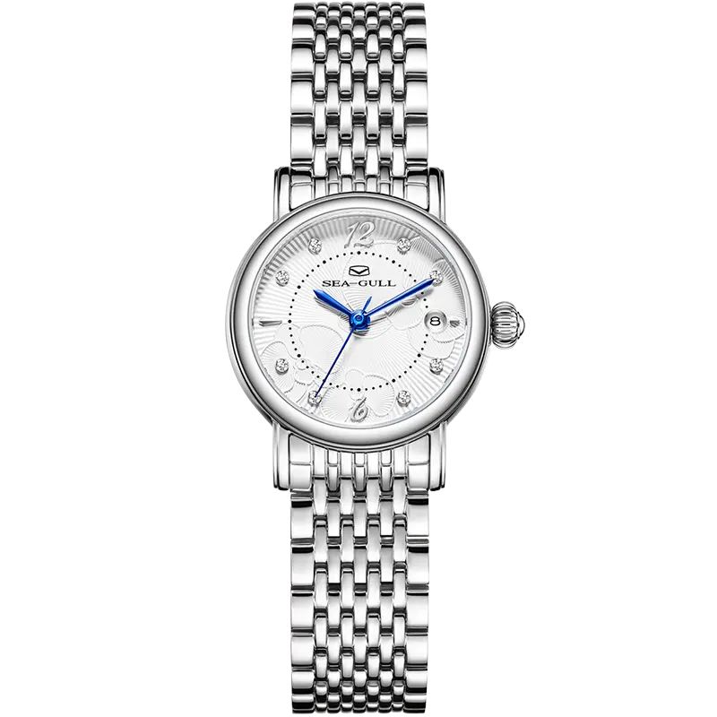 Flower Dial | Calendar | Moth Orchids Pattern | 27mm Sea-Gull