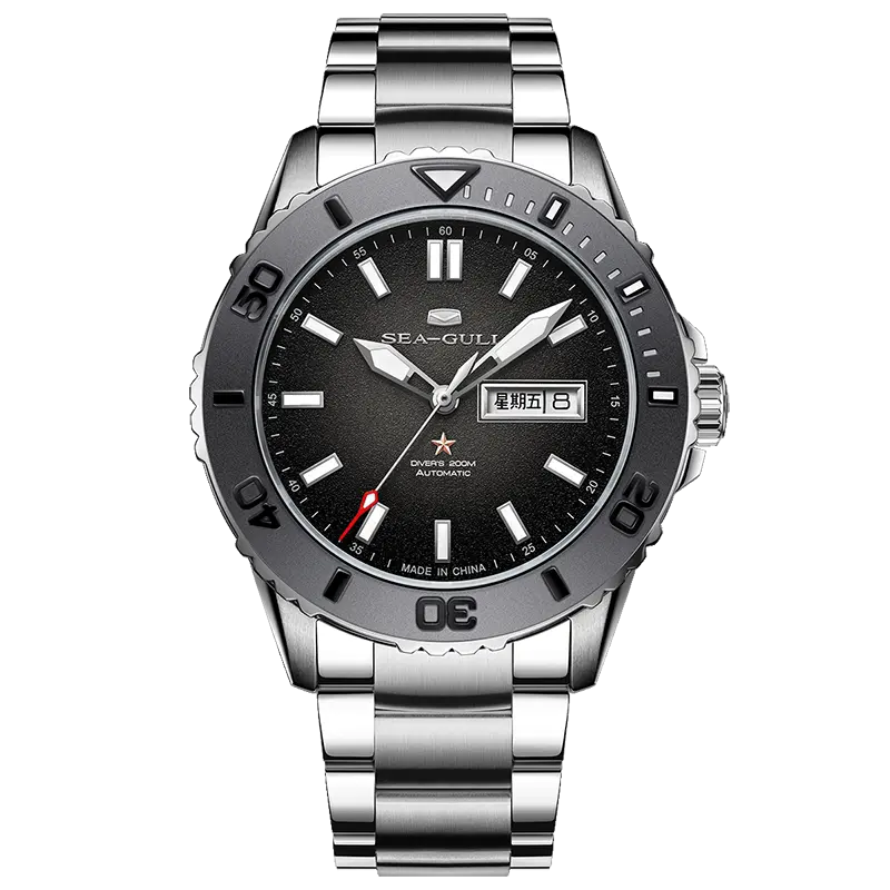 Ocean Series | Ceramic Bezel | Dual Calendar | 200m Waterproof | 44mm Sea-Gull