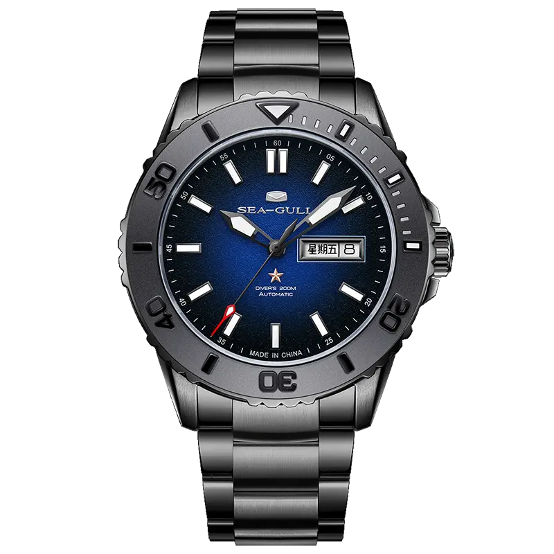 Ocean Series | Ceramic Bezel | Dual Calendar | 200m Waterproof | 44mm Sea-Gull
