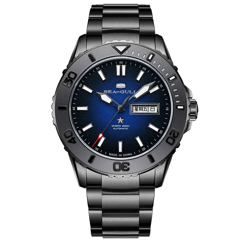 Ocean Series | Ceramic Bezel | Dual Calendar | 200m Waterproof | 44mm - Sea-Gull Watch Official Store