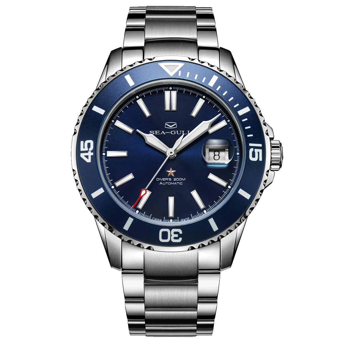 Ocean Series | 200m Waterproof | Calendar | Luminous | 44mm