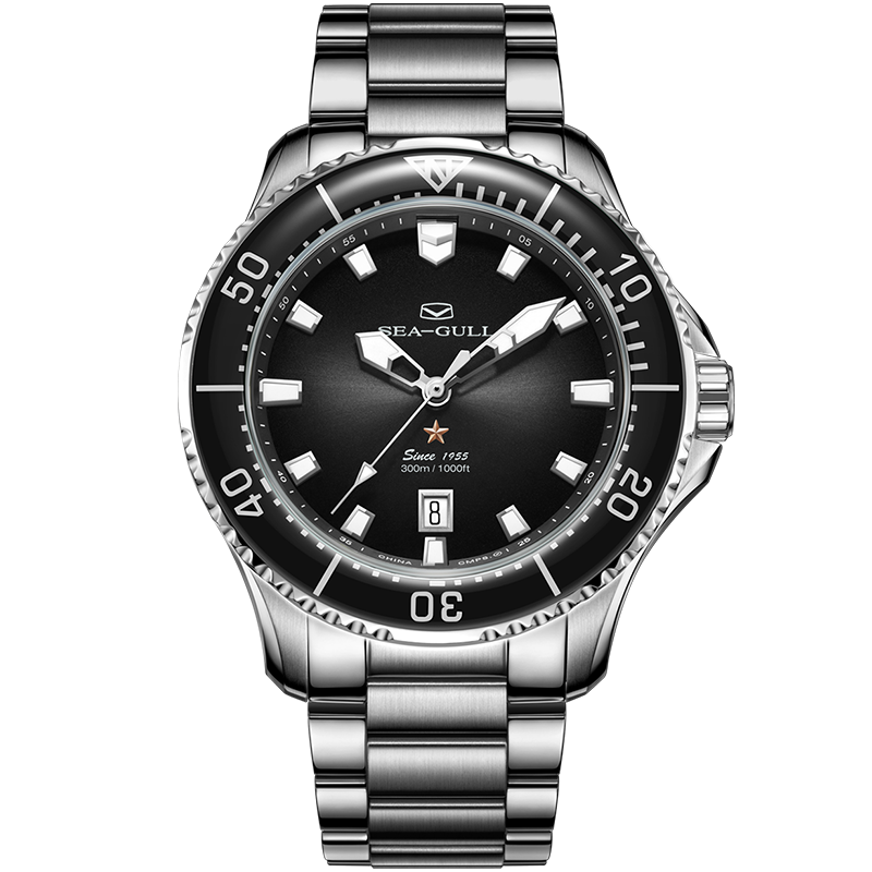 ダイブ | オーシャンシリーズ | 300M防水 | 輝く | カレンダー | 44mm