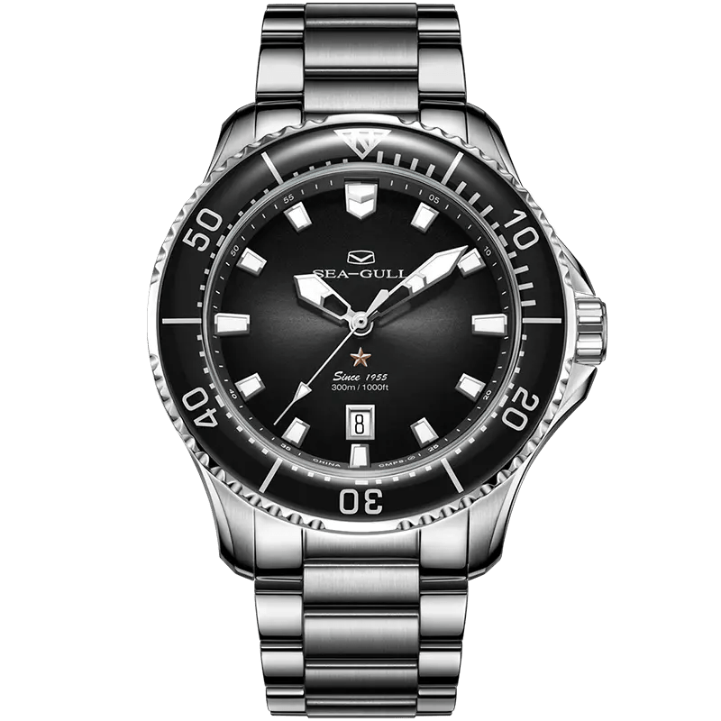 Dive | Ocean Series | 300M Waterproof | Luminous | Calendar | 44mm - Sea-Gull Watch Official Store