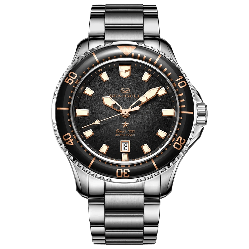 Dive | Ocean Series | 300M Waterproof | Luminous | Calendar | 44mm - Sea-Gull Watch Official Store