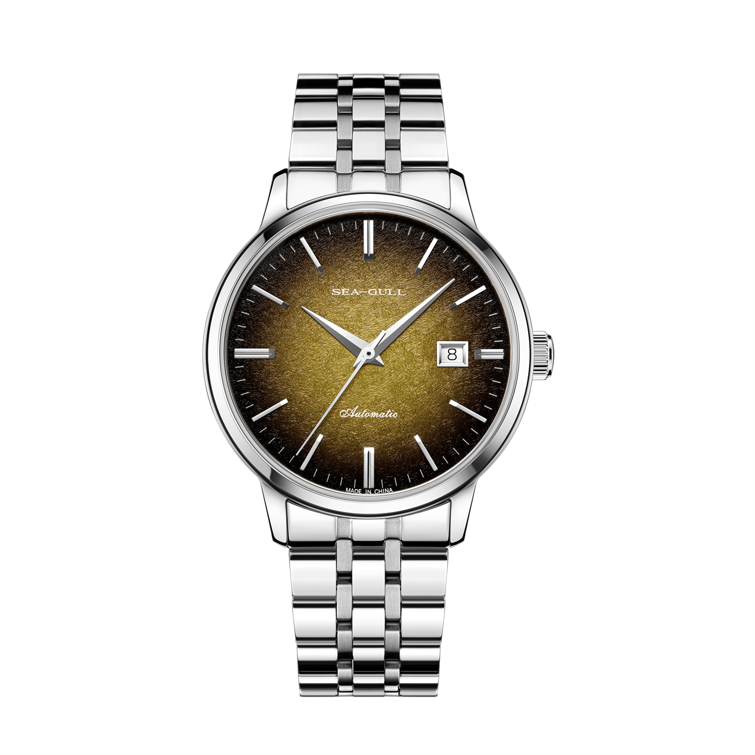 Gradient Dial | Business | Minimalist | Calendar | 40mm Sea-Gull