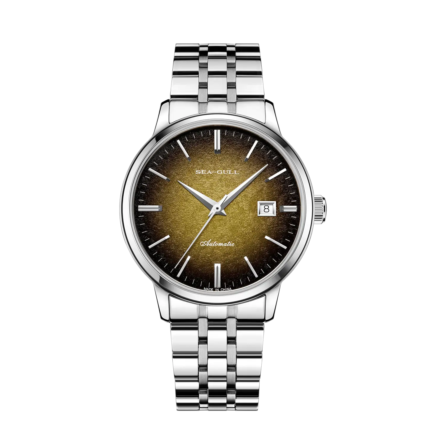 Gradient Dial | Business | Minimalist | Calendar | 40mm Sea-Gull