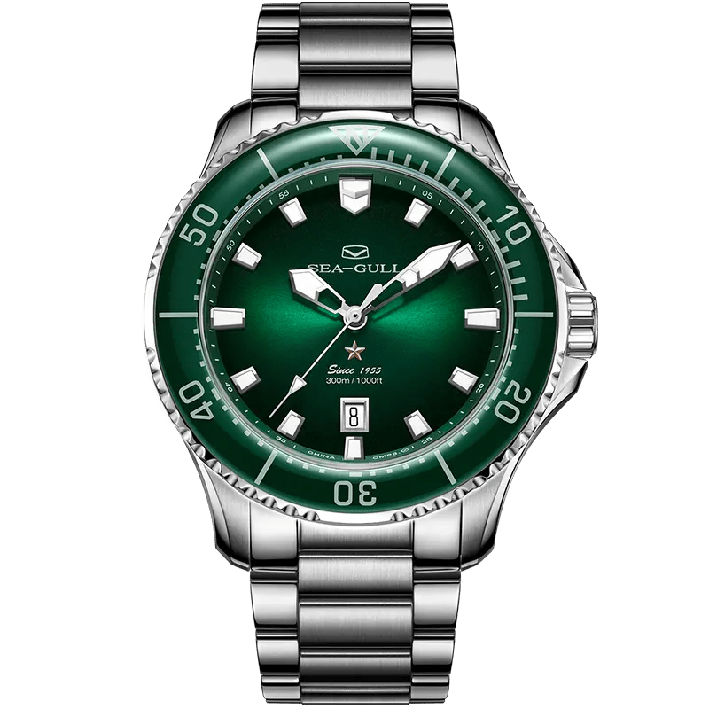Dive | Ocean Series | 300M Waterproof | Luminous | Calendar | 44mm - Sea-Gull Watch Official Store