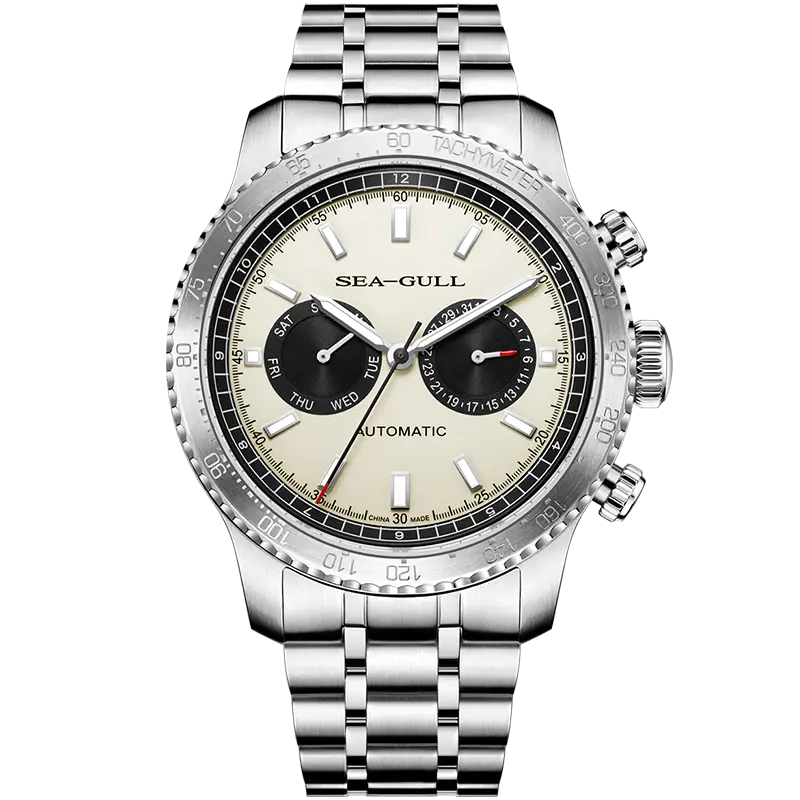 Panda Eye | GMT | Dual Calendar | Tachymeter | 43mm Sea-Gull