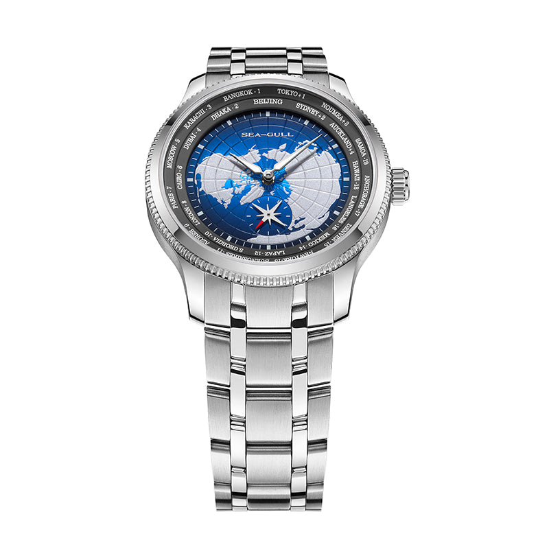 GMT Watch | World Time | Sub Second Dial | 41mm