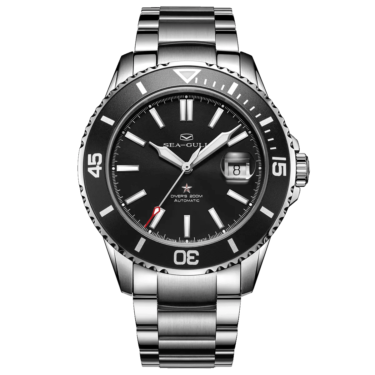 Ocean Series | 200m Waterproof | Calendar | Luminous | 44mm - Sea-Gull Watch Official Store
