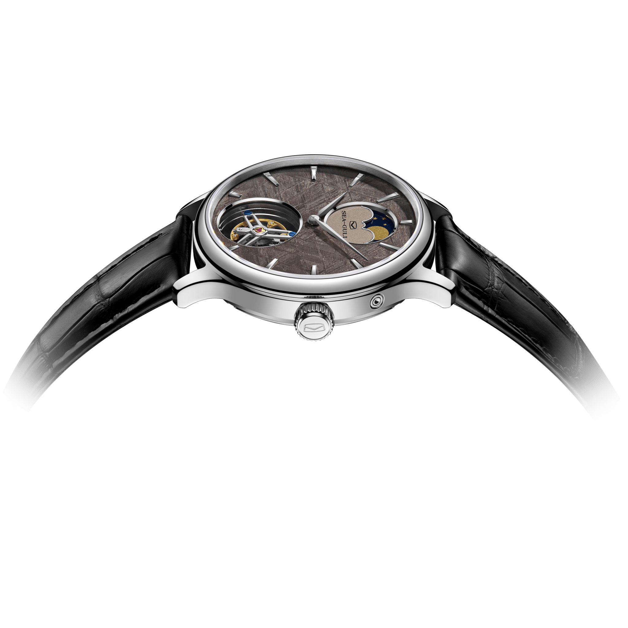 Coaxial Tourbillon | Meteorite Dial | Moon Phase | Artisan Heritage Series | 42mm - Sea-Gull Watch Official Store