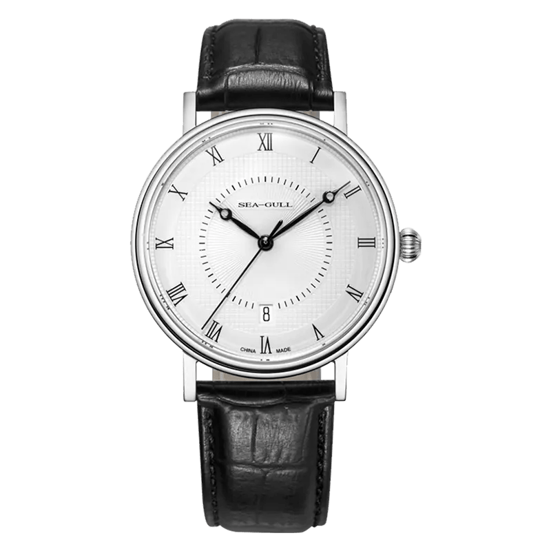 情侶對錶|商務|日曆|羅馬數字|39mm/34mm Sea-Gull