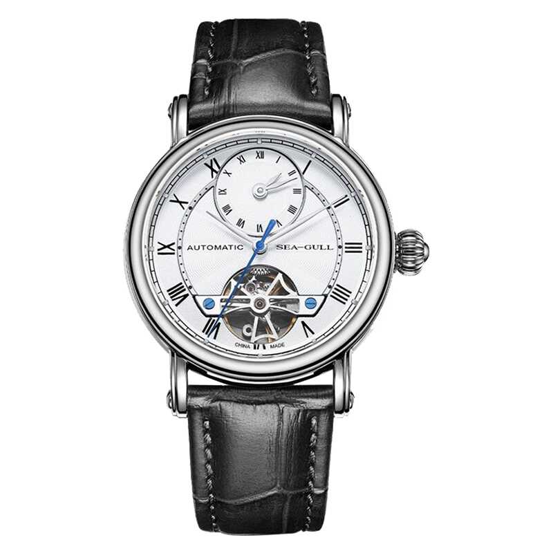 Zona Horaria Doble | GMT | Esqueleto | Volante | Números Romanos | 40mm