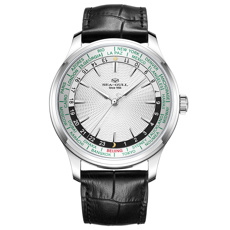 GMT Watch | World Time | Sub Second Dial | 41mm