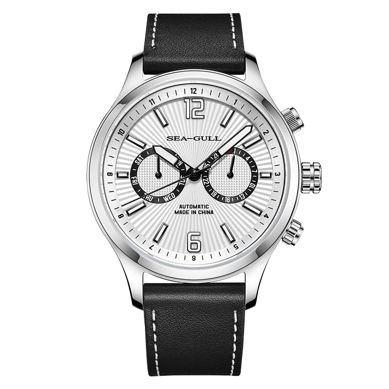 Dual Time Zone | GMT | Pilot | Panda Eye | Luminous | Calendar | 42mm