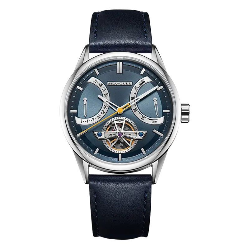 Master Series | Flywheel | Complete Calendar | Energy Indicator | 42mm Sea-Gull