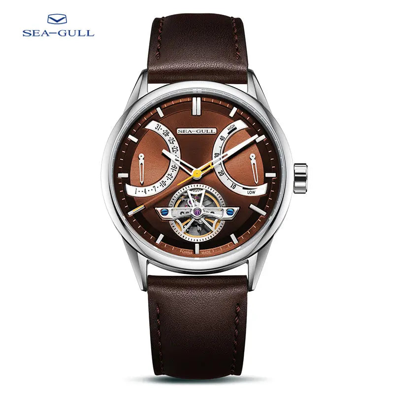 Master Series | Flywheel | Complete Calendar | Energy Indicator | 42mm Sea-Gull