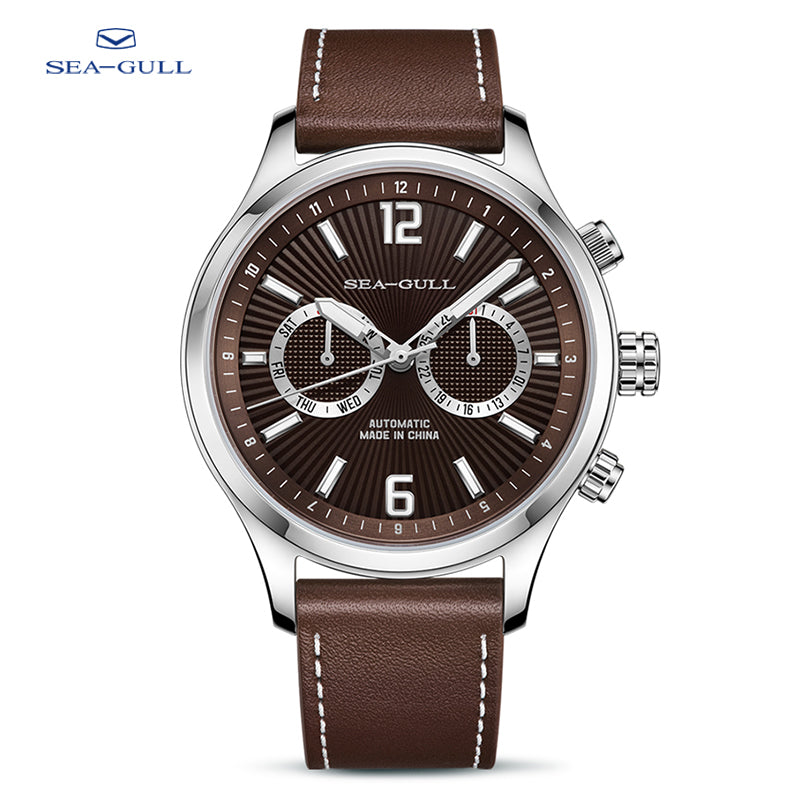 Dual Time Zone | GMT | Pilot | Panda Eye | Luminous | Calendar | 42mm